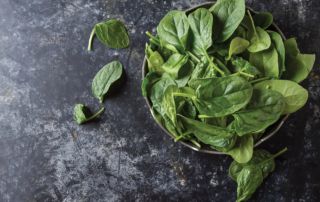 bowl of spinach, vegan nutritionist, London